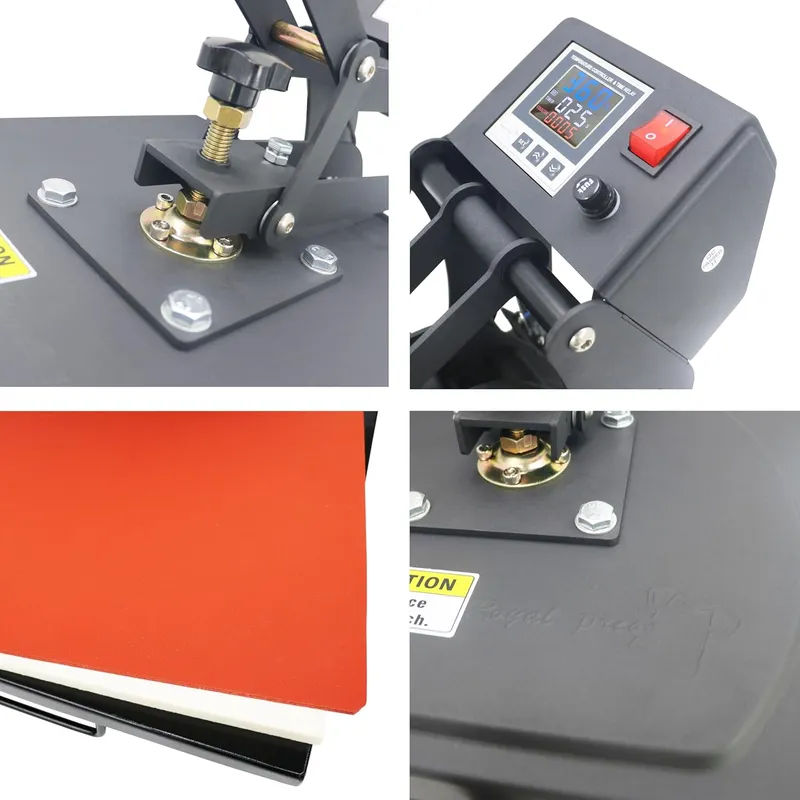 RoyalPress 15 x 15 Color LED Industrial-Quality Digital Sublimation Heat Transfer Machine